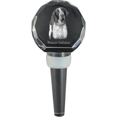 ART Wyżeł włoski krótkowłosy, Italian Pointing Dog - kryształowa zatyczka do butelki, wyjątkowy korek do wina ze zdjęciem, personalizowany prezent dla s.. ART Wyżeł włoski krótkowłosy, Italian Pointing Dog - kryształowa zatyczka do butelki, wyjątkowy korek do wina ze zdjęciem, personalizowany prezent dla s..