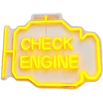 KIK Zd135 Check Engine Neon Led 30x22 KIK Zd135 Check Engine Neon Led 30x22