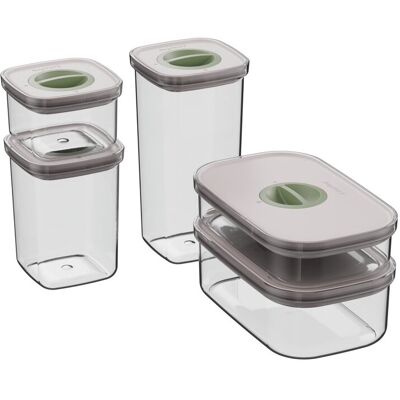Zestaw 5 pojemników na żywność SMART SEAL BergHOFF Zestaw 5 pojemników na żywność SMART SEAL BergHOFF