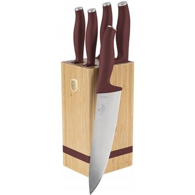 BerlingerHaus - Leonardo Collection - Czerwony - Knife set BerlingerHaus - Leonardo Collection - Czerwony - Knife set