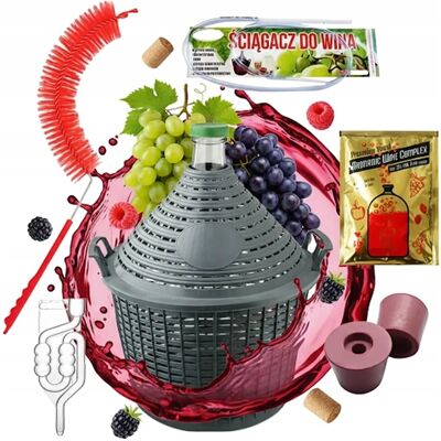 Bimberek Zestaw Balon 20l Dymion W Koszyku Gąsior Szklany W Koszu Do Wina Soków Bimberek Zestaw Balon 20l Dymion W Koszyku Gąsior Szklany W Koszu Do Wina Soków