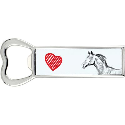 Zweibrücker - otwieracz do butelek z koniem, personalizowany otwieracz na lodówkę, wyjątkowy upominek dla mężczyzny marki Art-Dog Zweibrücker - otwieracz do butelek z koniem, personalizowany otwieracz na lodówkę, wyjątkowy upominek dla mężczyzny marki Art-Dog
