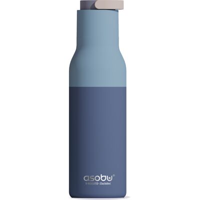 Butelka Termiczna Ze Słomką Metro Asobu – Pastel Blue 600 Ml Butelka Termiczna Ze Słomką Metro Asobu – Pastel Blue 600 Ml