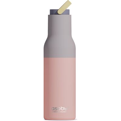 Butelka Termiczna Ze Słomką Metro Asobu – Pastel Peach 600 Ml Butelka Termiczna Ze Słomką Metro Asobu – Pastel Peach 600 Ml