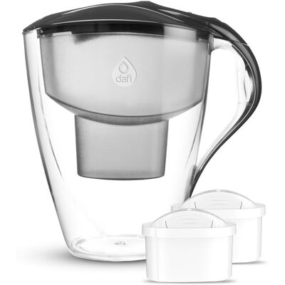 Dafi Zestaw Dzbanek Filtrujący Omega Czarny 4 L Z Manualnym Wskaźnikiem I 2 Wkładami Unimax - Ergonomiczny, Bpa Free, Nowoczesny Design, Idealny Do .. Dafi Zestaw Dzbanek Filtrujący Omega Czarny 4 L Z Manualnym Wskaźnikiem I 2 Wkładami Unimax - Ergonomiczny, Bpa Free, Nowoczesny Design, Idealny Do ..