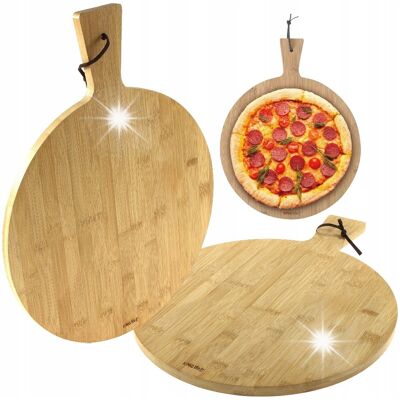 Deska do serowania pizzy 30 cm Kinghoff bambus Deska do serowania pizzy 30 cm Kinghoff bambus