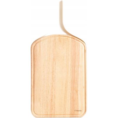 Deska drewniana do krojenia LENGO z plastikową podkładką 42,5x21cm HOMLA Deska drewniana do krojenia LENGO z plastikową podkładką 42,5x21cm HOMLA