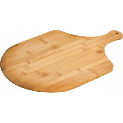 Kesper Duża Deska Do Serwowania I Krojenia Bambusowa Taca Z Rączką Do Pizza 45cm Kesper Duża Deska Do Serwowania I Krojenia Bambusowa Taca Z Rączką Do Pizza 45cm