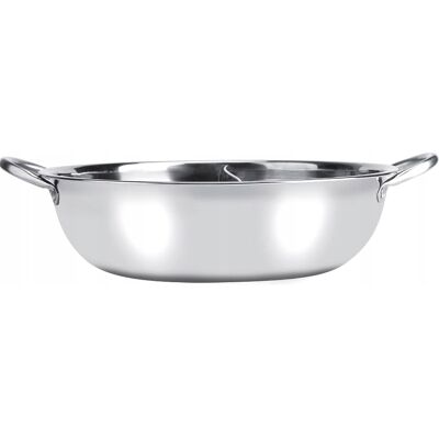 Inny producent Garnek 27cm Stalowy Dwukomorowy Naczynie Kuchenne Z Wkladka Do Gotowania Inny producent Garnek 27cm Stalowy Dwukomorowy Naczynie Kuchenne Z Wkladka Do Gotowania