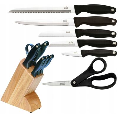 Fiskars Kitchen Devils Zestaw 5 Noży Krojenia Chleba Warzyw Mięsa Nożyczki Fiskars Kitchen Devils Zestaw 5 Noży Krojenia Chleba Warzyw Mięsa Nożyczki