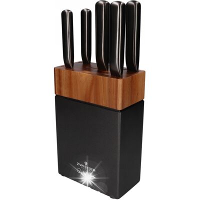 Komplet Noży W Bloku Zwieger Darque 5 Szt. Komplet Noży W Bloku Zwieger Darque 5 Szt.