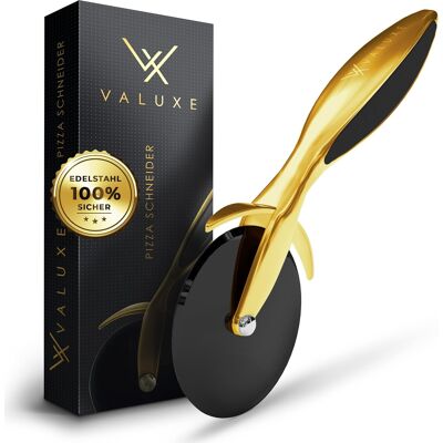 Inny producent Nóż Do Pizzy Valuxe Shiny Golden Ze Stali Nierdzewnej 18x7 Cm Inny producent Nóż Do Pizzy Valuxe Shiny Golden Ze Stali Nierdzewnej 18x7 Cm
