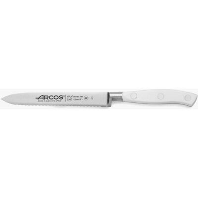 Nóż Do Pomidorów Arcos Riviera Blanc 13 Cm, Ostrze Ze Stali Nierdzewnej Nóż Do Pomidorów Arcos Riviera Blanc 13 Cm, Ostrze Ze Stali Nierdzewnej