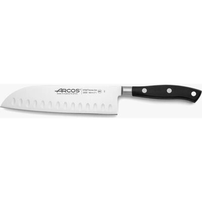 Nóż Santoku Arcos Riviera 18 Cm, Stal Nierdzewna, Ergonomiczna Rękojeść Nóż Santoku Arcos Riviera 18 Cm, Stal Nierdzewna, Ergonomiczna Rękojeść