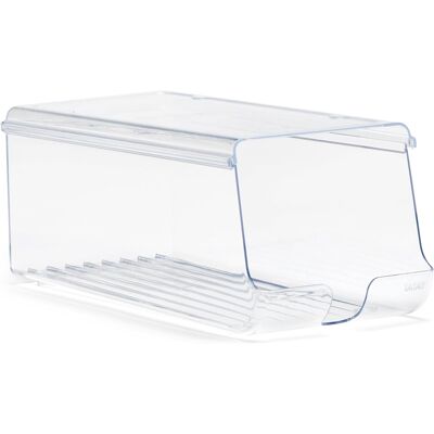 Tatay Organizer Na Puszki Do Lodówki 34,5x16,5x14 Cm Przezroczysty Tatay Organizer Na Puszki Do Lodówki 34,5x16,5x14 Cm Przezroczysty