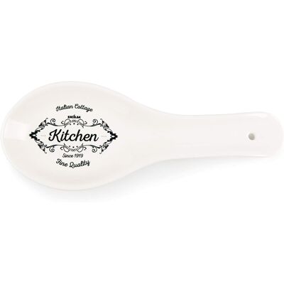 Excelsa Podstawka Pod Łyżki Ceramiczna Biała 25,5 Cm Do Kuchni Excelsa Podstawka Pod Łyżki Ceramiczna Biała 25,5 Cm Do Kuchni