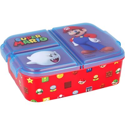 Stor Pudełko Na Lunch Box Super Mario Czarne Dla Dzieci Wielokomorowe Stor Pudełko Na Lunch Box Super Mario Czarne Dla Dzieci Wielokomorowe