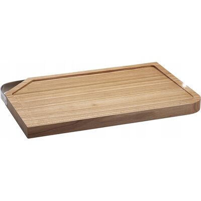 Rösle ROESLE Deska do krojenia 48x32x3cm z uchwytem stalowym Rösle ROESLE Deska do krojenia 48x32x3cm z uchwytem stalowym
