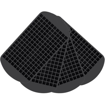 Inny producent Silikonowa Foremka Do Lodu Na 160 Mini Kostek 1x1 Cm, 4 Sztuki, Czarna Inny producent Silikonowa Foremka Do Lodu Na 160 Mini Kostek 1x1 Cm, 4 Sztuki, Czarna