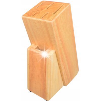Stojak na noże Banquet 22,5 cm brązowy drewno Stojak na noże Banquet 22,5 cm brązowy drewno