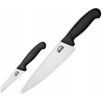Zestaw 2 Noży Samura Butcher W Pudełku Szefa Kuchni Do Krojenia Obierania Zestaw 2 Noży Samura Butcher W Pudełku Szefa Kuchni Do Krojenia Obierania