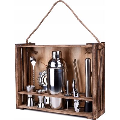Gockowiak Zestaw Barmański Do Drinków Koktajli Shaker Szejker 550ml Prezent Na Święta Gockowiak Zestaw Barmański Do Drinków Koktajli Shaker Szejker 550ml Prezent Na Święta