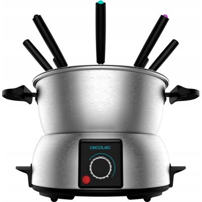 Zestaw Do Fondue Fun Gourmetfondue Cecotec 1000w Stal Nierdzewna Srebrny Zestaw Do Fondue Fun Gourmetfondue Cecotec 1000w Stal Nierdzewna Srebrny