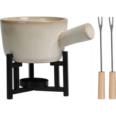 Inny producent Zestaw Do Fondue Serowego Czekoladowego Metalowy Podgrzewacz + Miseczka / 5five Simply Smart Inny producent Zestaw Do Fondue Serowego Czekoladowego Metalowy Podgrzewacz + Miseczka / 5five Simply Smart