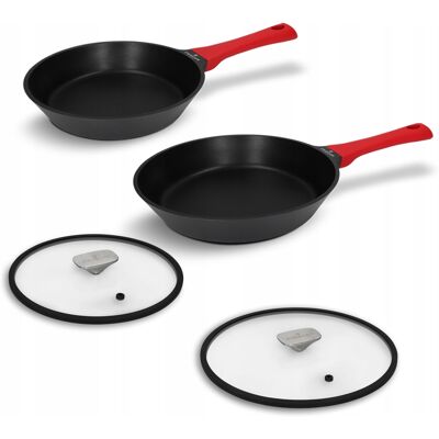 Zestaw Patelni I Pokrywek 4 El. Obsidian Zwieger Zestaw Patelni I Pokrywek 4 El. Obsidian Zwieger