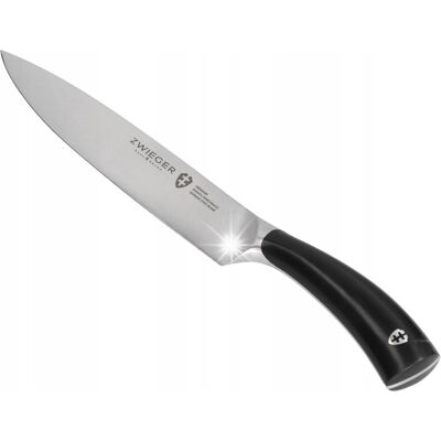 Zwieger Obsidian Nóż Szefa Kuchni 20 Cm Stal Ostry Zwieger Obsidian Nóż Szefa Kuchni 20 Cm Stal Ostry