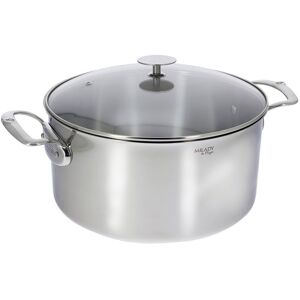 de Buyer Garnek ze szklaną pokrywą deBuyer Milady 24 cm de Buyer Garnek ze szklaną pokrywą deBuyer Milady 24 cm