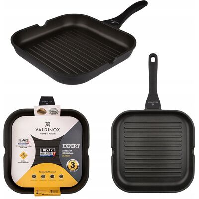 Altom, Valdinox Expert Patelnia Grillowa 28 cm Altom, Valdinox Expert Patelnia Grillowa 28 cm