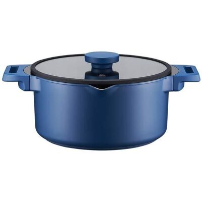 AMBITION Garnek z powłoką Qualum Ceramic Cobalt 28cm /6,8L 61294 AMBITION Garnek z powłoką Qualum Ceramic Cobalt 28cm /6,8L 61294