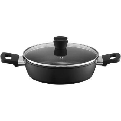 Ambition Patelnia Głęboka Z Pokrywką Z Uchwytem Na Łyżkę 28Cm Alto 61252 Ambition Patelnia Głęboka Z Pokrywką Z Uchwytem Na Łyżkę 28Cm Alto 61252