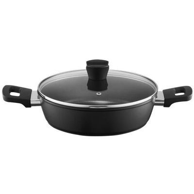 Ambition Patelnia Głęboka Z Pokrywką Z Uchwytem Na Łyżkę 30Cm Alto 61253 Ambition Patelnia Głęboka Z Pokrywką Z Uchwytem Na Łyżkę 30Cm Alto 61253