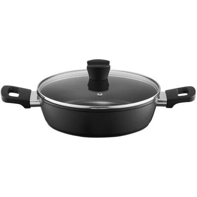 Ambition Patelnia Głęboka Z Pokrywką Z Uchwytem Na Łyżkę 32Cm Alto 61254 Ambition Patelnia Głęboka Z Pokrywką Z Uchwytem Na Łyżkę 32Cm Alto 61254