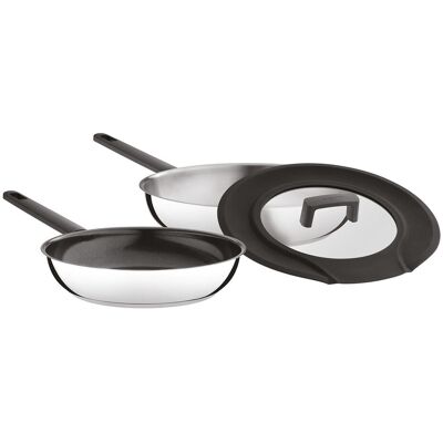 BergHOFF, Zestaw patelni Uqonic Downdraft, 3 el. BergHOFF, Zestaw patelni Uqonic Downdraft, 3 el.