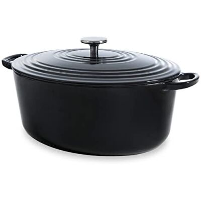 BK - Cocotte Bourgogne Jet Black Ø32 cm - Żeliwo BK - Cocotte Bourgogne Jet Black Ø32 cm - Żeliwo