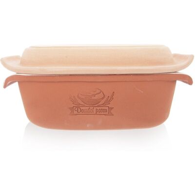 Artemis Forma Ceramiczna Foremka Glazurowana do Pieczenia Chleba z Pokrywką Artemis Forma Ceramiczna Foremka Glazurowana do Pieczenia Chleba z Pokrywką