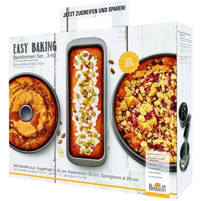 Formy Do Pieczenia 3 Szt. Easy Baking / Birkmann Formy Do Pieczenia 3 Szt. Easy Baking / Birkmann