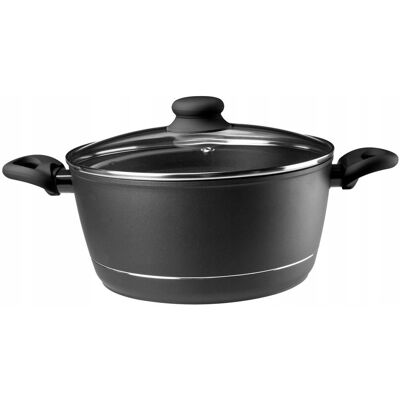 Garnek 20 Cm 2,5 L Royal Galicja Tradycyjny Czarny Do Gotowania Indukcja Garnek 20 Cm 2,5 L Royal Galicja Tradycyjny Czarny Do Gotowania Indukcja