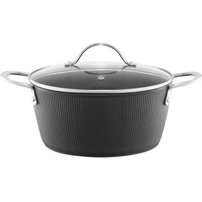 Dajar Garnek Aluminiowy Z Pokrywką Curly 24 Cm 3,8 L Ambition Dajar Garnek Aluminiowy Z Pokrywką Curly 24 Cm 3,8 L Ambition