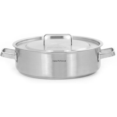 Garnek Do Duszenia 11,2 L O Średnicy 360 Mm Z Pokrywką Ze Stali Nierdzewnej Technica, Platinum Line Garnek Do Duszenia 11,2 L O Średnicy 360 Mm Z Pokrywką Ze Stali Nierdzewnej Technica, Platinum Line