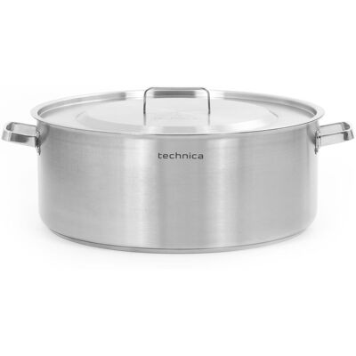 Garnek Do Duszenia 39,3 L O Średnicy 500 Mm Z Pokrywką Ze Stali Nierdzewnej Technica, Platinum Line Garnek Do Duszenia 39,3 L O Średnicy 500 Mm Z Pokrywką Ze Stali Nierdzewnej Technica, Platinum Line