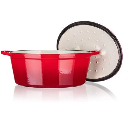 Banquet GARNEK duży ŻELIWNY PIEKARNIK kuchenny brytfanna INDUKCJA na prezent 6,7 L Banquet GARNEK duży ŻELIWNY PIEKARNIK kuchenny brytfanna INDUKCJA na prezent 6,7 L