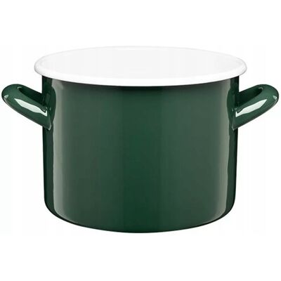 Garnek Emaliowany 4.4l Prosty 20cm Galicja Zielony Garnek Emaliowany 4.4l Prosty 20cm Galicja Zielony