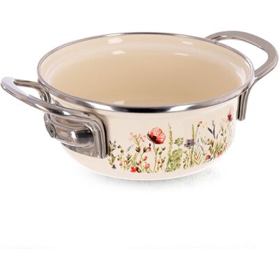 Artemis Garnek Emaliowany do Gotowania Tradycyjny na Gaz Indukcję 14 cm 0,6L Maki Artemis Garnek Emaliowany do Gotowania Tradycyjny na Gaz Indukcję 14 cm 0,6L Maki