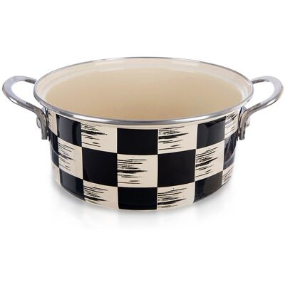 Artemis Garnek Emaliowany do Gotowania Tradycyjny na Gaz Indukcję 20 cm 2,2L Artemis Garnek Emaliowany do Gotowania Tradycyjny na Gaz Indukcję 20 cm 2,2L