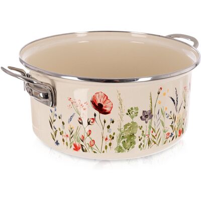 Artemis Garnek Emaliowany Do Gotowania Tradycyjny Na Gaz Indukcję 24 Cm 3,8l Maki Artemis Garnek Emaliowany Do Gotowania Tradycyjny Na Gaz Indukcję 24 Cm 3,8l Maki