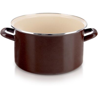 Artemis Garnek Emaliowany do Gotowania Tradycyjny na Gaz Indukcję 28 cm 8L Artemis Garnek Emaliowany do Gotowania Tradycyjny na Gaz Indukcję 28 cm 8L